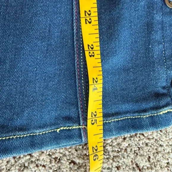 NEW Pilcro Button Front denim strapless dress Rainbow XS $158 RV Anthropologie - Picture 12 of 16